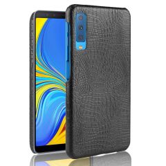 Защитный чехол Deexe Croco Style для Samsung Galaxy A7 2018 (A750) - Black