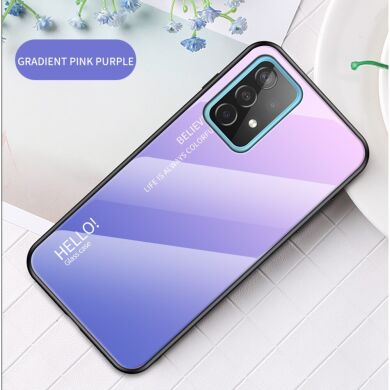 Защитный чехол Deexe Gradient Color для Samsung Galaxy A52 (A525) / A52s (A528) - Pink / Purple