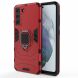 Защитный чехол Deexe Hybrid Case для Samsung Galaxy S21 FE (G990) - Red. Фото 1 из 12