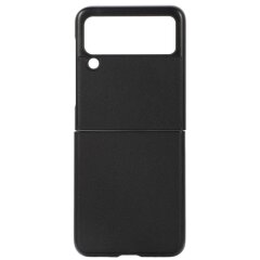 Защитный чехол Deexe Leather Case для Samsung Galaxy Flip 3 - Black