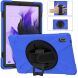 Защитный чехол Deexe Rotation Hybrid для Samsung Galaxy Tab S7 FE (T730/T736) - Black / Blue. Фото 7 из 16