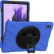 Защитный чехол Deexe Rotation Hybrid для Samsung Galaxy Tab S7 FE (T730/T736) - Black / Blue. Фото 5 из 16