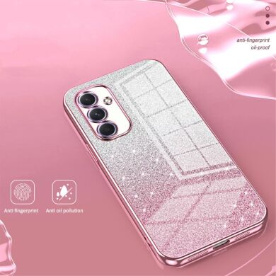Защитный чехол Deexe Sparkles Cover для Samsung Galaxy A54 (A546) - Gold
