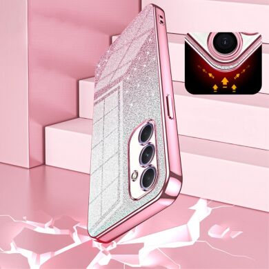 Защитный чехол Deexe Sparkles Cover для Samsung Galaxy A54 (A546) - Pink