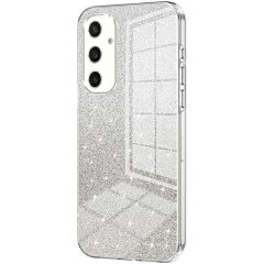 Захисний чохол Deexe Sparkles Cover для Samsung Galaxy S24 - Transparent