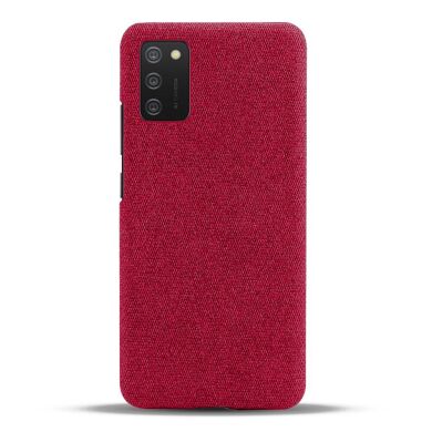 Защитный чехол KSQ Cloth Style для Samsung Galaxy A02s (A025) - Red