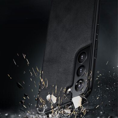 Защитный чехол SULADA Leather Case для Samsung Galaxy S22 Ultra - Black