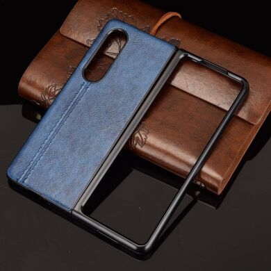 Защитный чехол UniCase Leather Series (FF) для Samsung Galaxy Fold 3 - Blue