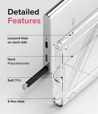 Защитный чехол RINGKE Fusion для Samsung Galaxy S22 Ultra (S908) - Smoke Black