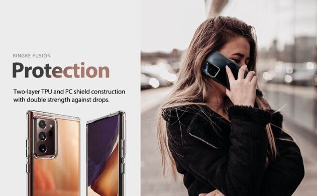 Захисний чохол RINGKE Fusion для Samsung Galaxy Note 20 Ultra (N985) - Clear
