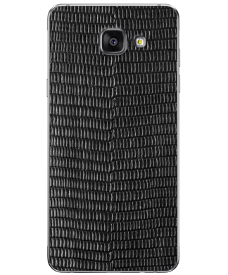 Кожаная наклейка Glueskin Black Cayman для Samsung Galaxy A3 (2016)