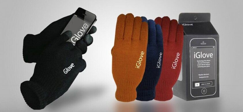 Перчатки iGlove для емкостных экранов - Red
