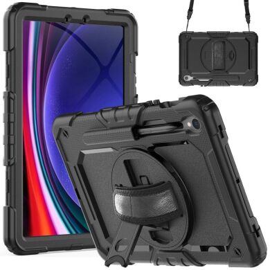 Защитный чехол Deexe Shockproof Case для Samsung Galaxy Tab S9 FE (X510) - Black
