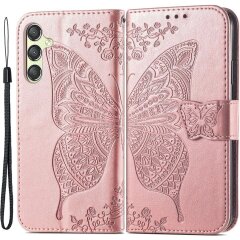 Чохол UniCase Butterfly Pattern для Samsung Galaxy A25 (A256) - Rose Gold