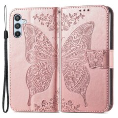 Чохол UniCase Butterfly Pattern для Samsung Galaxy A54 (A546) - Rose Gold