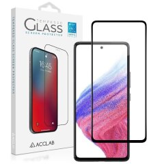 Защитное стекло ACCLAB Full Glue для Samsung Galaxy A53 (A536) - Black