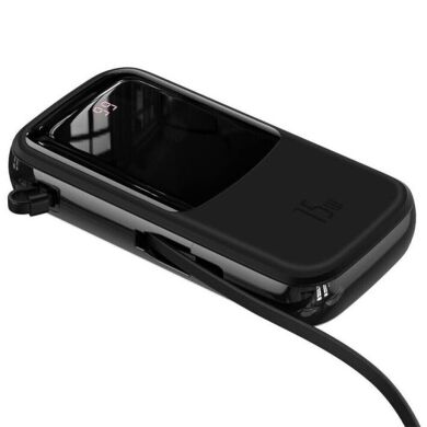 Внешний аккумулятор Baseus Qpow Digital Display 15W (20000mAh) + кабель Lightning (PPQD-F01) - Black