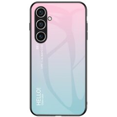 Защитный чехол Deexe Gradient Color для Samsung Galaxy S24 - Pink / Blue