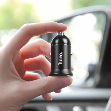 Автомобильное зарядное устройство Hoco Z30 Easy Route (2UD, 3.1A) - Black
