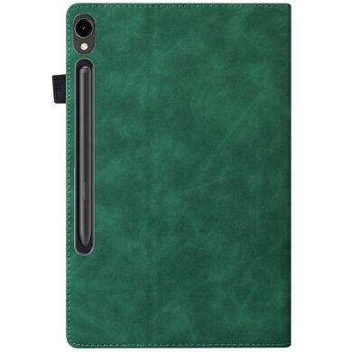 Чехол Deexe Business Style для Samsung Galaxy Tab S9 (X710/716) - Green