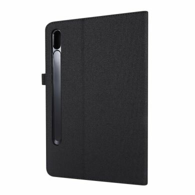 Чохол Deexe Cloth Style для Samsung Galaxy Tab S7 (T870.875) / S8 (T700/706) - Black