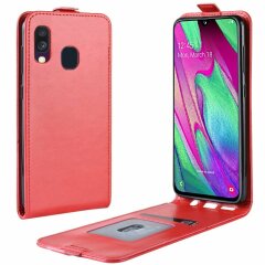 Чехол Deexe Flip Case для Samsung Galaxy A40 (А405) - Red