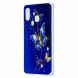 Силиконовый (TPU) чехол Deexe Pretty Glossy для Samsung Galaxy A30 (A305) / A20 (A205) - Blue Butterfly. Фото 2 из 5
