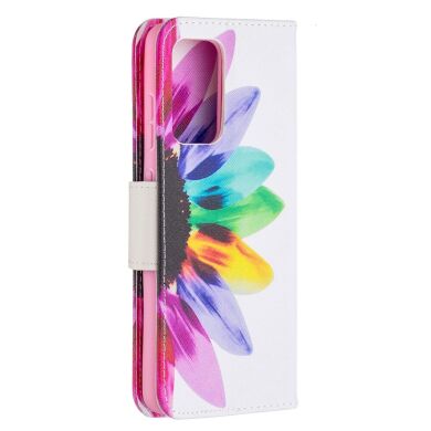 Чехол-книжка Deexe Color Wallet для Samsung Galaxy A52 (A525) / A52s (A528) - Flower
