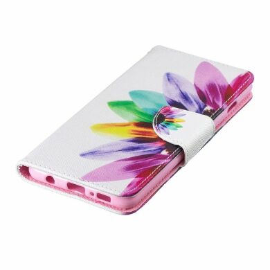 Чехол-книжка Deexe Color Wallet для Samsung Galaxy S10 (G973) - Petals Pattern