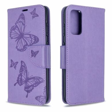 Чехол UniCase Butterfly Pattern для Samsung Galaxy S20 (G980) - Purple