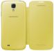 Flip cover Чехол для Samsung Galaxy IV (i9500) - Yellow. Фото 3 из 6