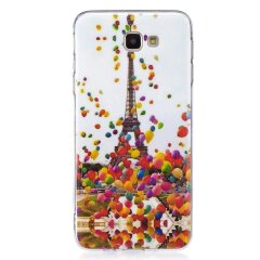 Силиконовый чехол Deexe Life Style для Samsung Galaxy J5 Prime - Eiffel Tower