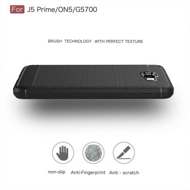 Защитный чехол UniCase Carbon для Samsung Galaxy J5 Prime - Black
