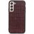 Кожаный чехол UniCase Croco Skin для Samsung Galaxy S22 - Brown