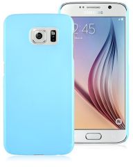 Пластиковая накладка Deexe Hard Shell для Samsung Galaxy S6 (G920) - Light Blue