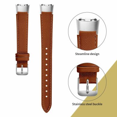 Ремінець Deexe Color Strap для Samsung Galaxy Gear Fit (SM-R70) - Brown