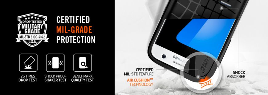 Защитная накладка Spigen SGP Slim Armor для Samsung Galaxy S7 (G930) - Shimmery White
