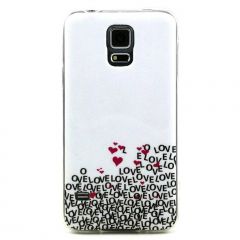 Силиконовая накладка Deexe Life Style для Samsung Galaxy S5 (G900) - Fall in Love