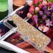 Силіконовий (TPU) чохол Deexe Liquid Glitter для Samsung Galaxy A13 5G (A136) / A04s (A047) - Gold Hearts