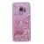 Силиконовый (TPU) чехол Deexe Liquid Glitter для Samsung Galaxy S9 (G960) - Cherry Blossom B