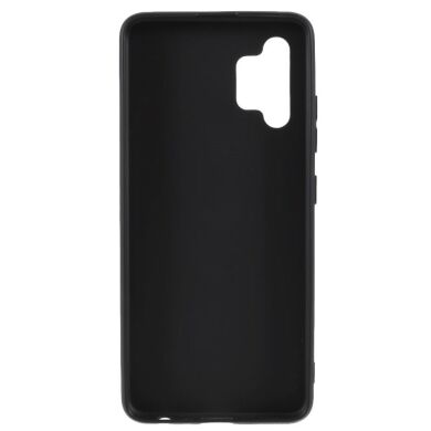 Силиконовый (TPU) чехол Deexe Matte Case для Samsung Galaxy A32 (А325) - Black