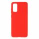 Силиконовый (TPU) чехол Deexe Matte Case для Samsung Galaxy S20 (G980) - Red. Фото 1 из 5