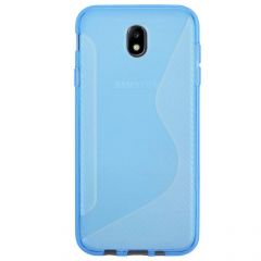 Силіконовий (TPU) чохол Deexe S Line для Samsung Galaxy J5 2017 (J530), Синий