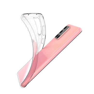 Силиконовый (TPU) чехол Deexe UltraThin для Samsung Galaxy A72 (А725) - Transparent