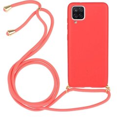 Защитный чехол Deexe Astra Case для Samsung Galaxy A12 (A125) / A12 Nacho (A127) / M12 (M127) - Red
