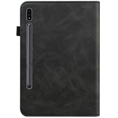 Защитный чехол Deexe Business Cover для Samsung Galaxy Tab S9 Plus (X810/816) - Black