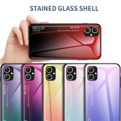 Защитный чехол Deexe Gradient Color для Samsung Galaxy A05 (A055) - Rose