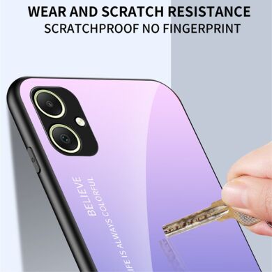 Защитный чехол Deexe Gradient Color для Samsung Galaxy A05 (A055) - Purple