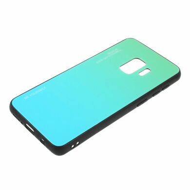 Защитный чехол Deexe Gradient Color для Samsung Galaxy S9 (G960) - Cyan / Blue
