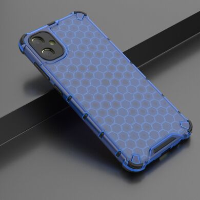 Защитный чехол Deexe Honeycomb Series для Samsung Galaxy A05 (A055) - Blue